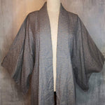 Load image into Gallery viewer, Grey Beige Long Kimono - syne
