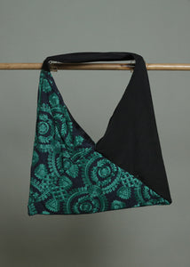 Syne Studio x Style Theory Large Tote in Black Green