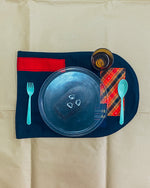 Load image into Gallery viewer, Kimono Scrap Matte Placemat #1
