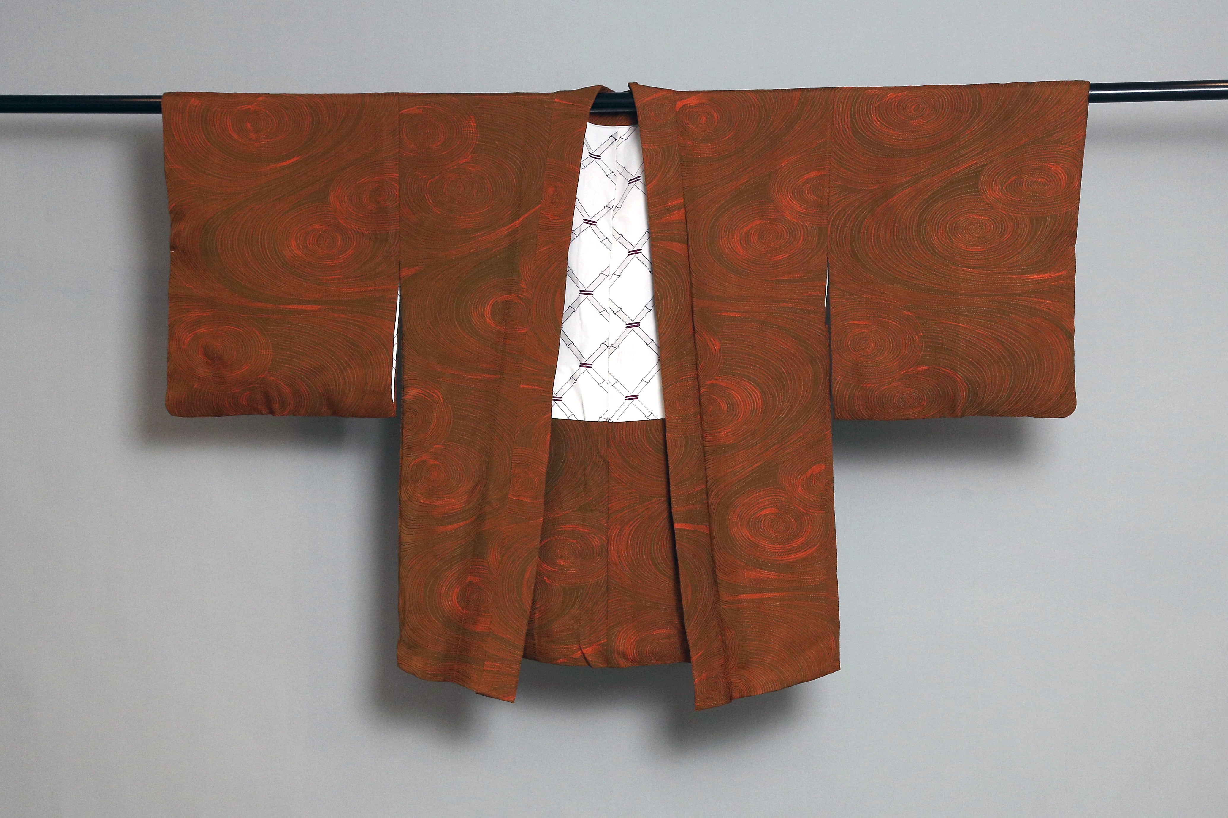 Orenji No Hamon Kimono