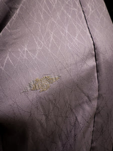 Lilac Reeds & Clouds Short Kimono