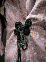 Load image into Gallery viewer, Purple Weaved Short Kimono
