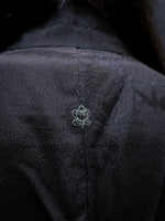 Load image into Gallery viewer, Black Bamboo Leaves Mid Length Kimono
