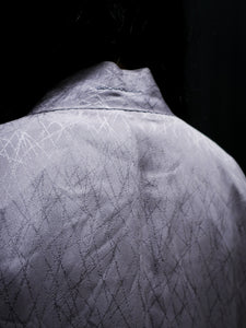 Lilac Reeds & Clouds Short Kimono